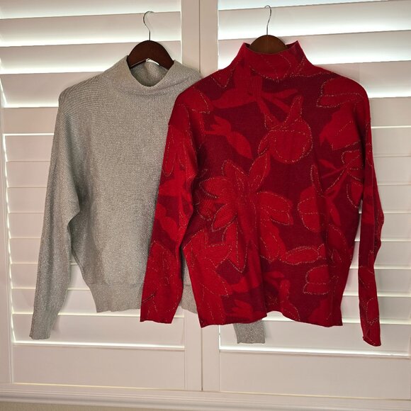 Tahari Sweaters - Holiday Sweater Bundle Size Small. Premise & Tahari
